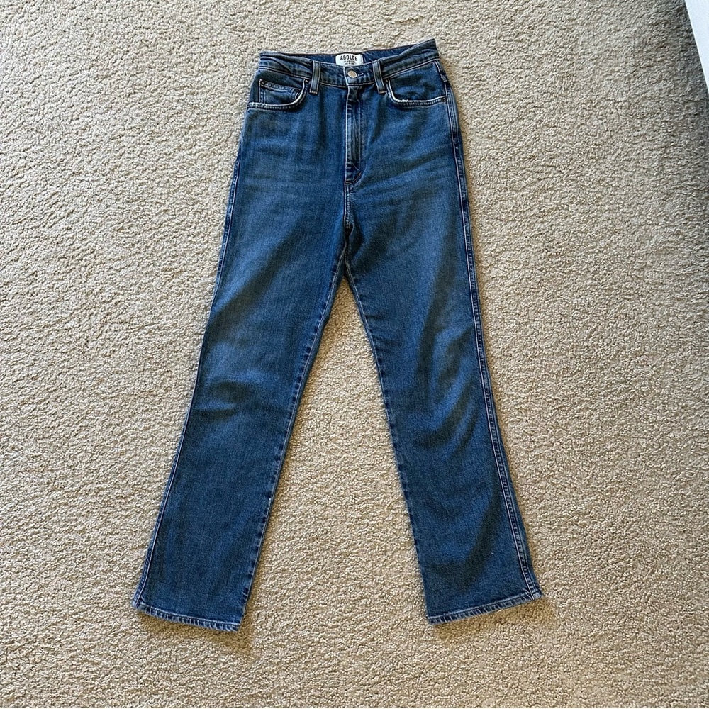 AGOLDE Pinch Waist High Rise Kick Jeans